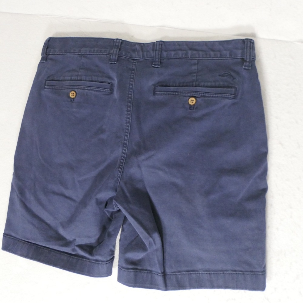 Tommy Bahama Mens Boracay Shorts 32 Navy Chino Coastal Casual Hamptons Nautical - Picture 8 of 10